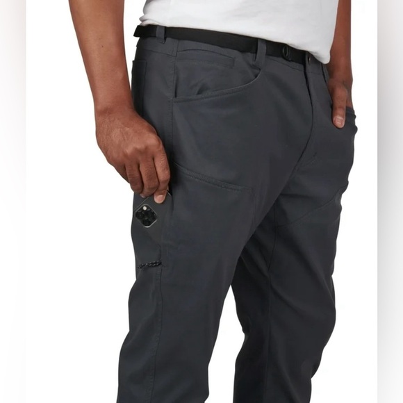 Slumberjack Outdoor Anywhere Hiking Pant Charcoal Rain Repellent Mens Size 38x32 - Picture 5 of 16